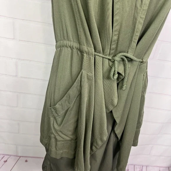 💚|•MIAMI•| Hunter Green Belted Best Size Small - Picture 5 of 10